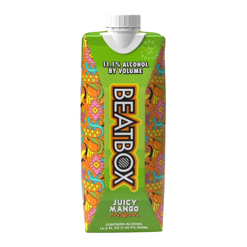 BeatBox Juicy Mango Party Punch 500ml | 11.1% ABV | Sunset Liquor  Sunset  Liquor