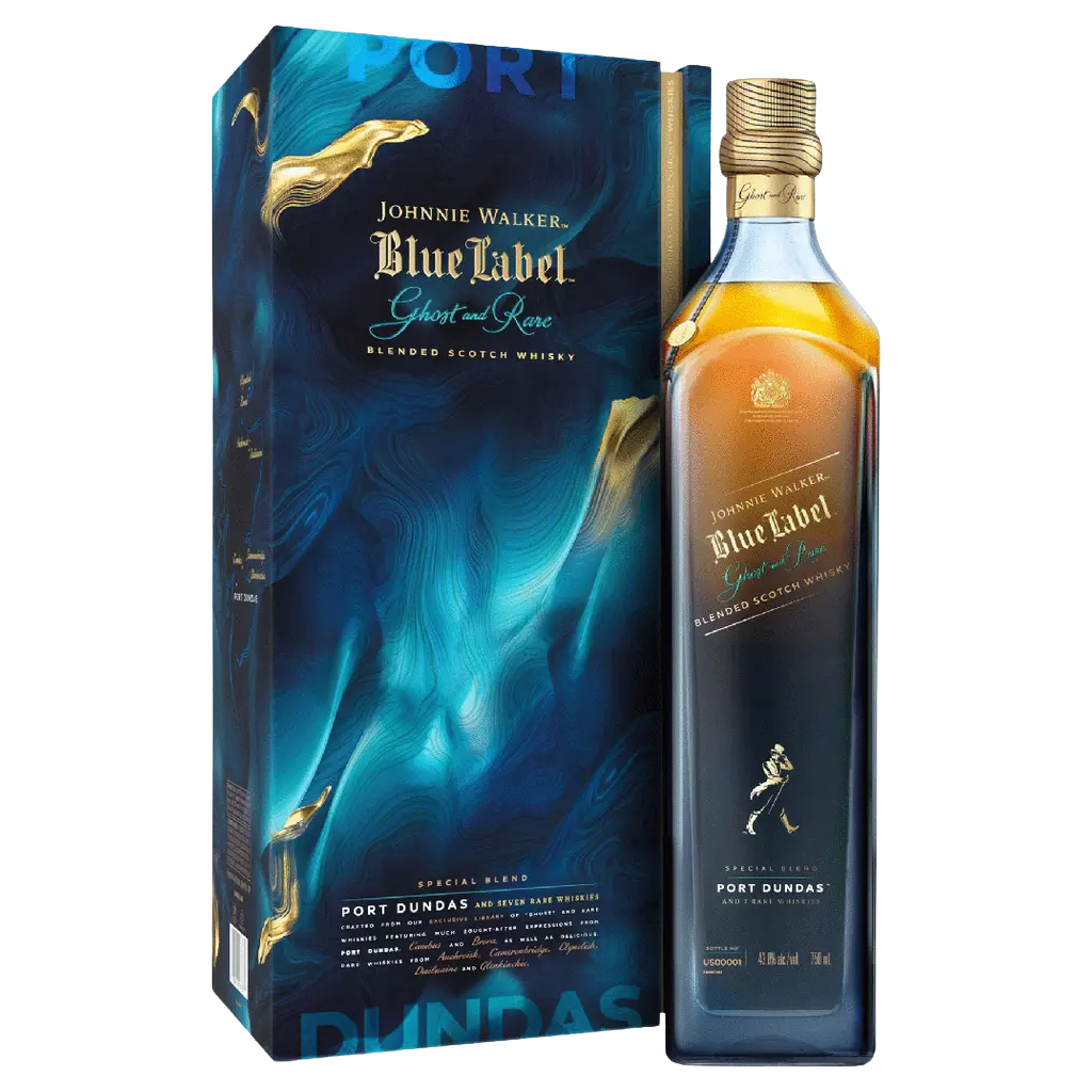 <希少>Johnnie Walker Ghost and Rare 750ml Johnnie Walker Blue Label Ghost and Rare Port Dundas Blended