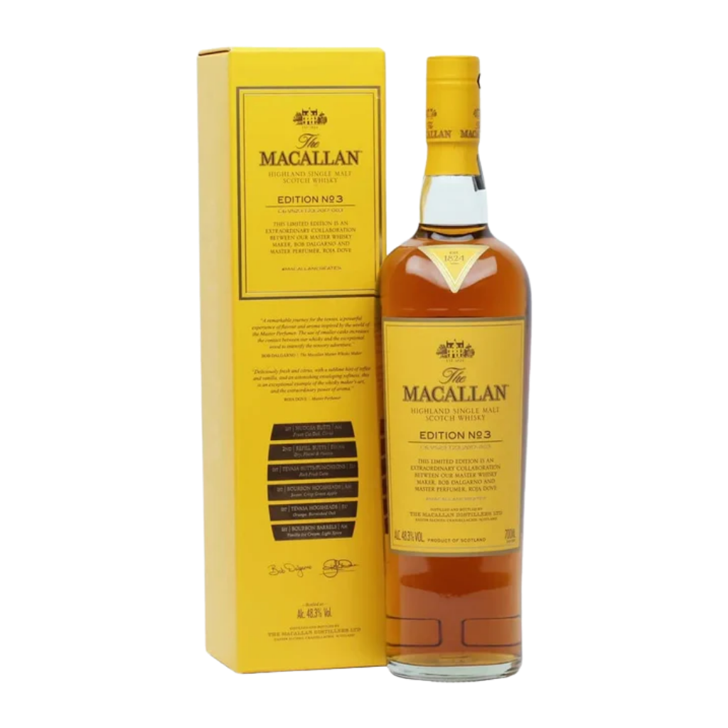 THE MACALLAN 1824ザ・マッカラン　エディションNo.3 The Macallan Edition No. 3 Single Malt Scotch Whisky 750ml