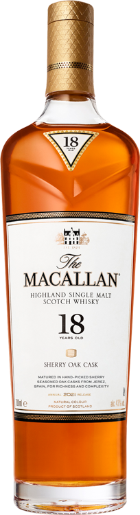 THE MACALLAN 18 YEARS SHERRY OAK 750 ml – Sunset Liquor THE MACALLAN 18 YEARS SHERRY OAK 750 ml – Sunset Liquor