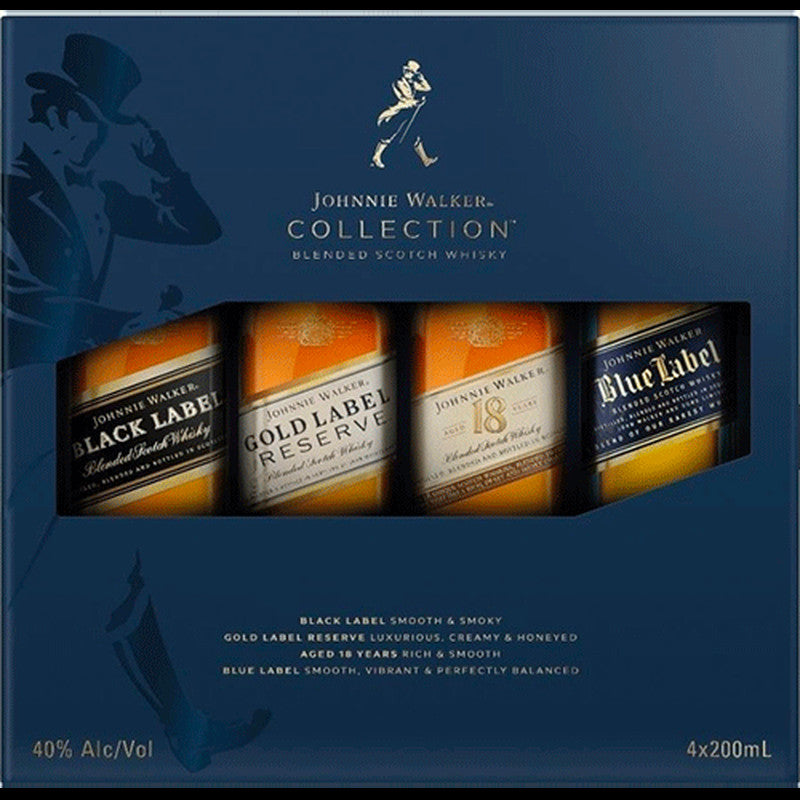 Johnnie Walker The Collection 4 x 200ml Bottles | Sunset Liquor