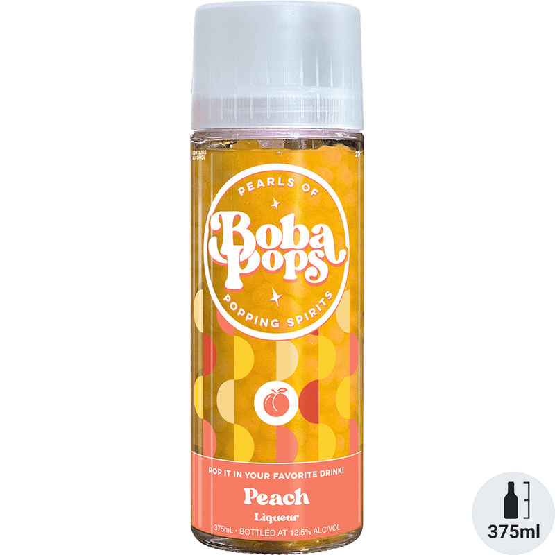 Boba Pops Cocktail Caviar Peach