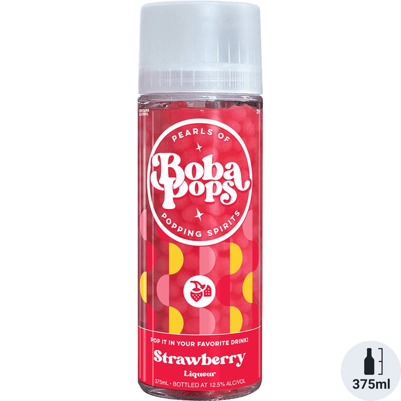 Boba Pops Cocktail Caviar Strawberry