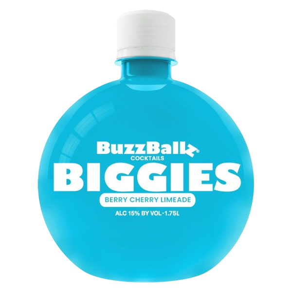 BuzzBallz Biggies Blue Berry Cherry Limeade Cocktail, 1.75 L