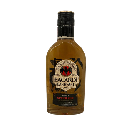 “Bacardi Oakheart Spiced Rum 375ml discontinued bottle rare collectible”