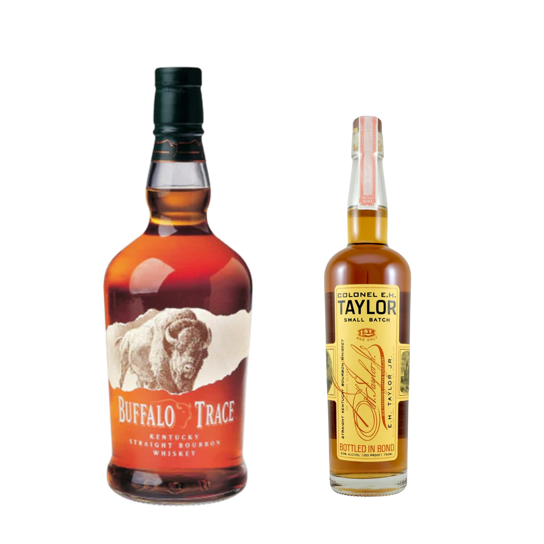 Buy Colonel E.H. Taylor Small Batch 750ml &amp; Buffalo Trace 1.75L Bourbon Bundle | Sunset Liquor 