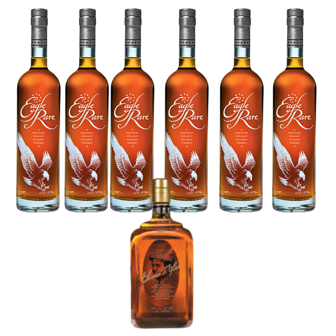 Elmer T. Lee Bourbon and Eagle Rare 750ml Whiskey Bundle