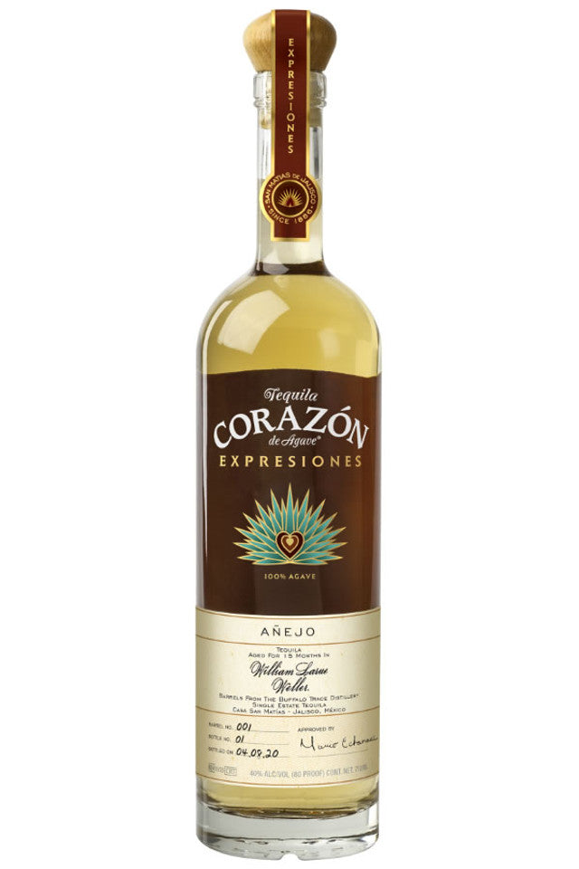 Expresiones del Corazon Tequila Anejo William Larue Weller Finished 750ML