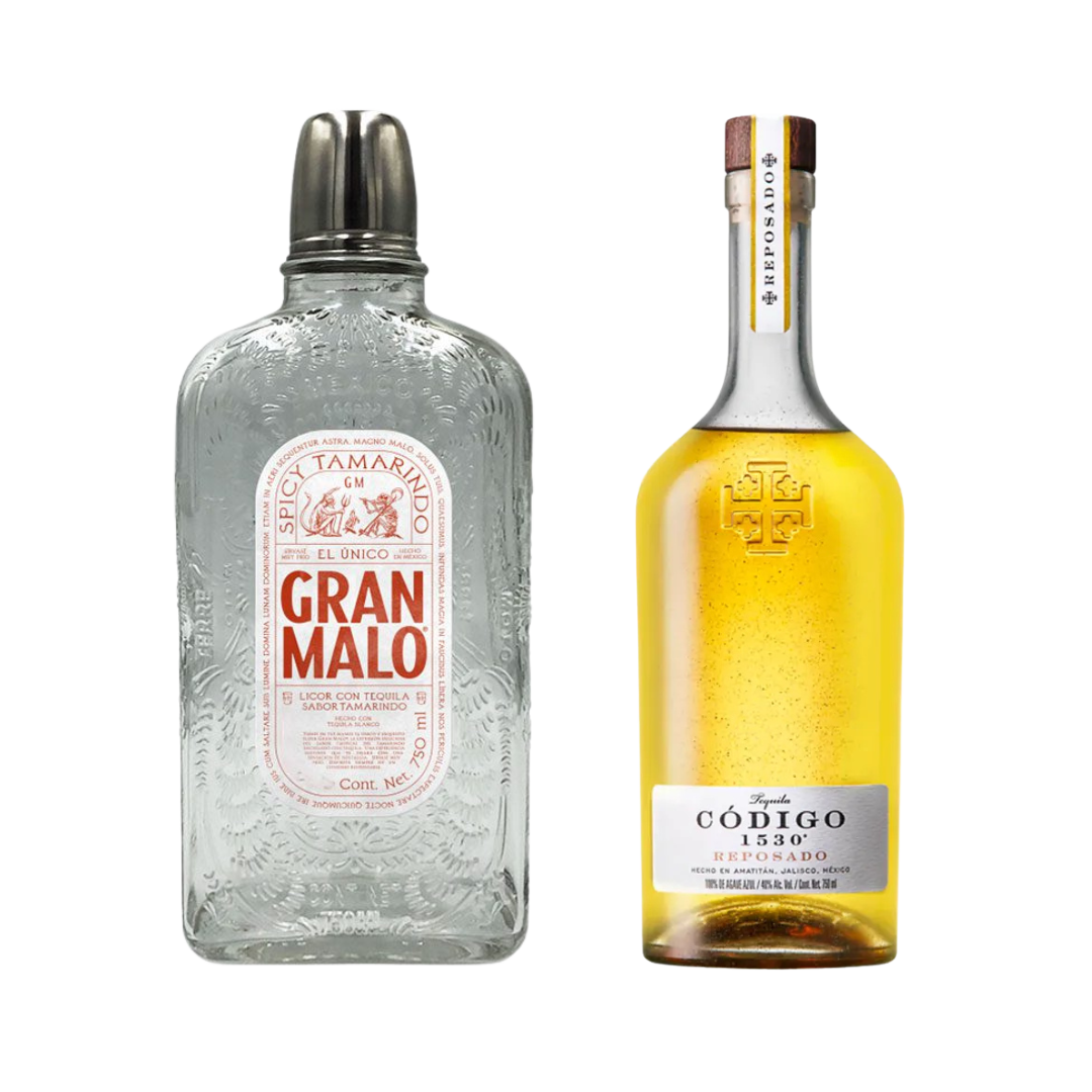 Gran Malo Tamarindo Tequila & Código 1530 Reposado 375ML Bundle