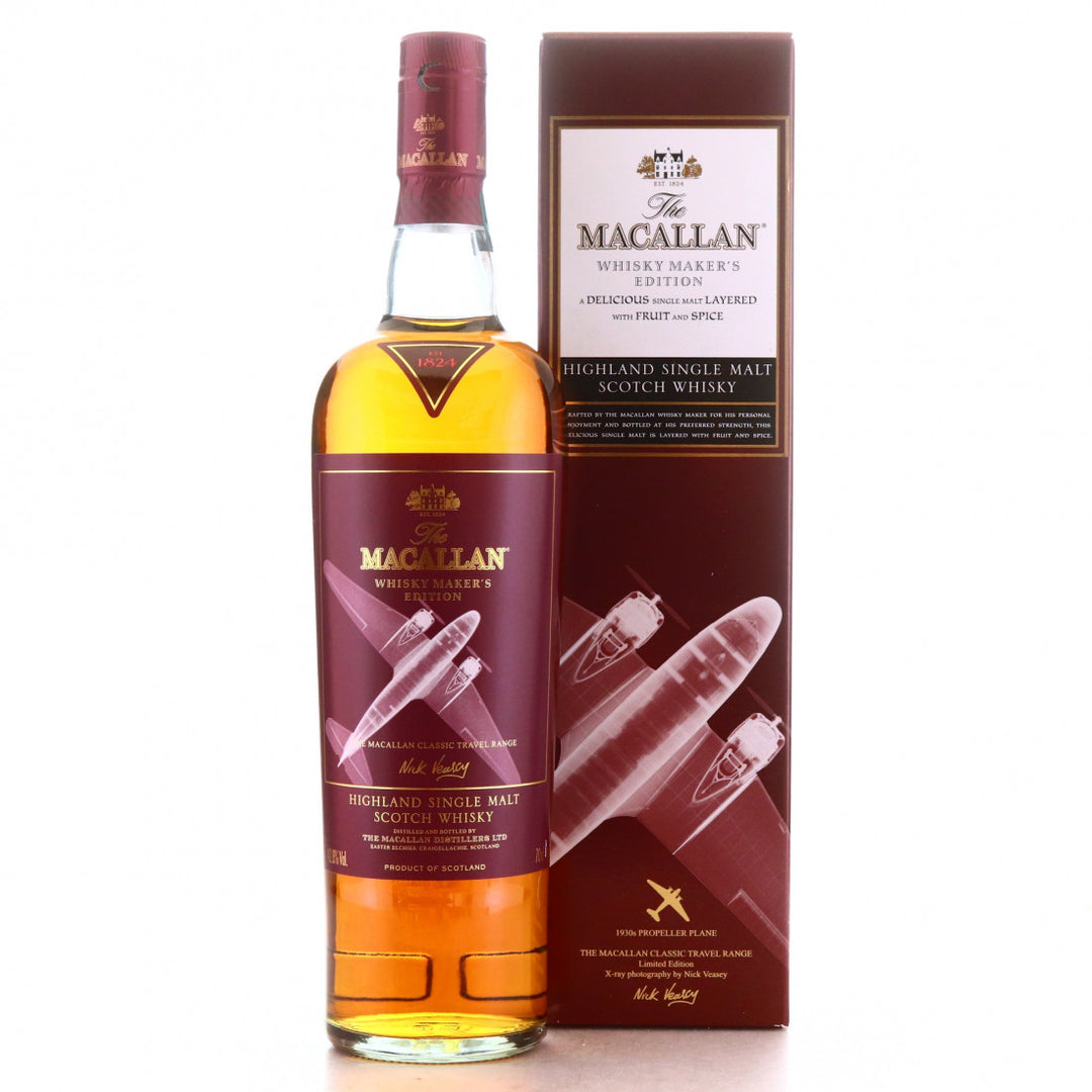Macallan Whisky Maker's Edition 1930s Propeller Plane – Sunset Liquor