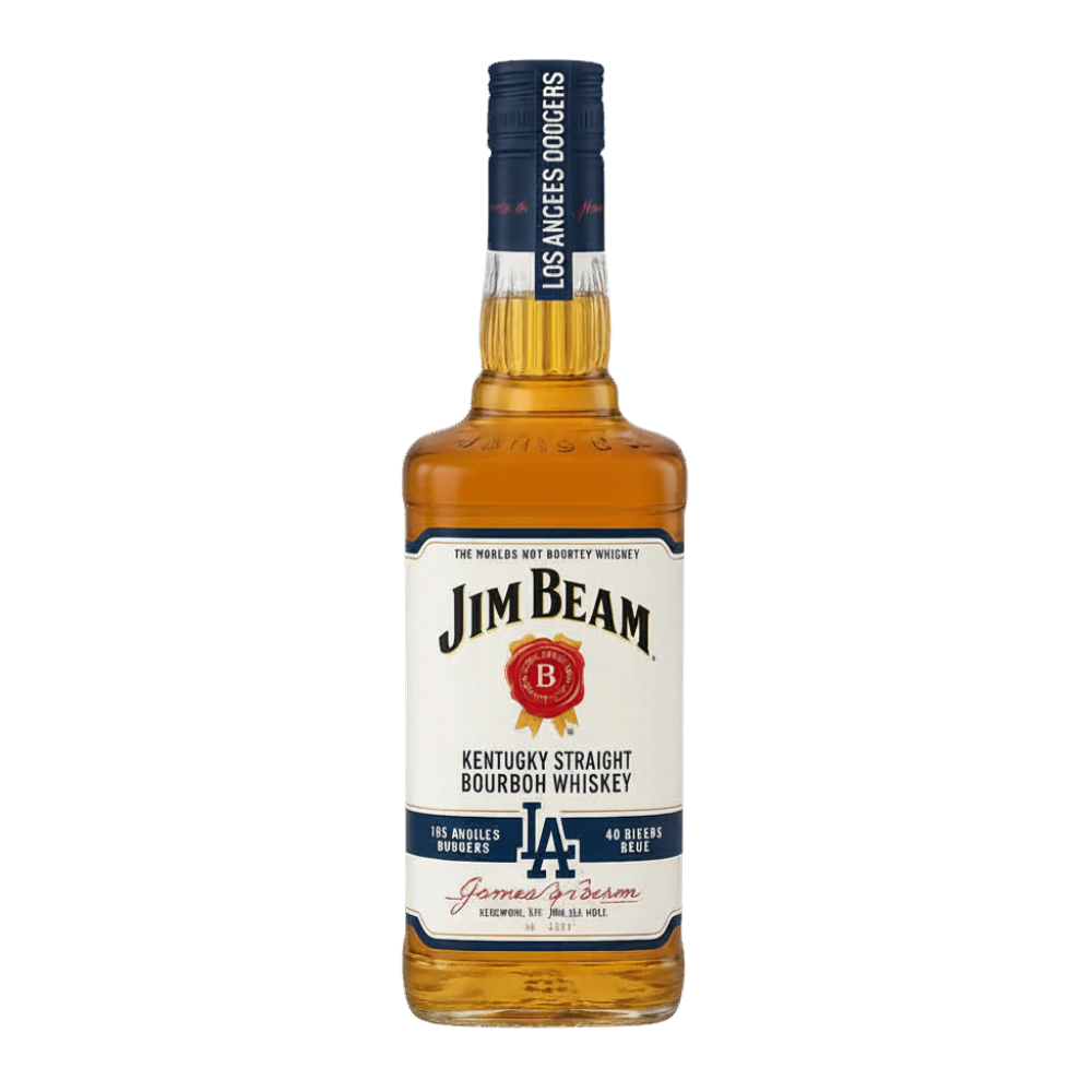Buy Jim Beam Kentucky Straight Bourbon Whiskey LA Dodgers 60th Anniversary - Sunset Liquor 