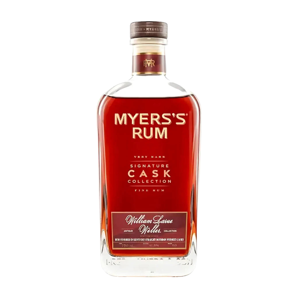 Myers’s Rum Finished in William Larue Weller Barrel 750 mL very rare limited edition rum bottle