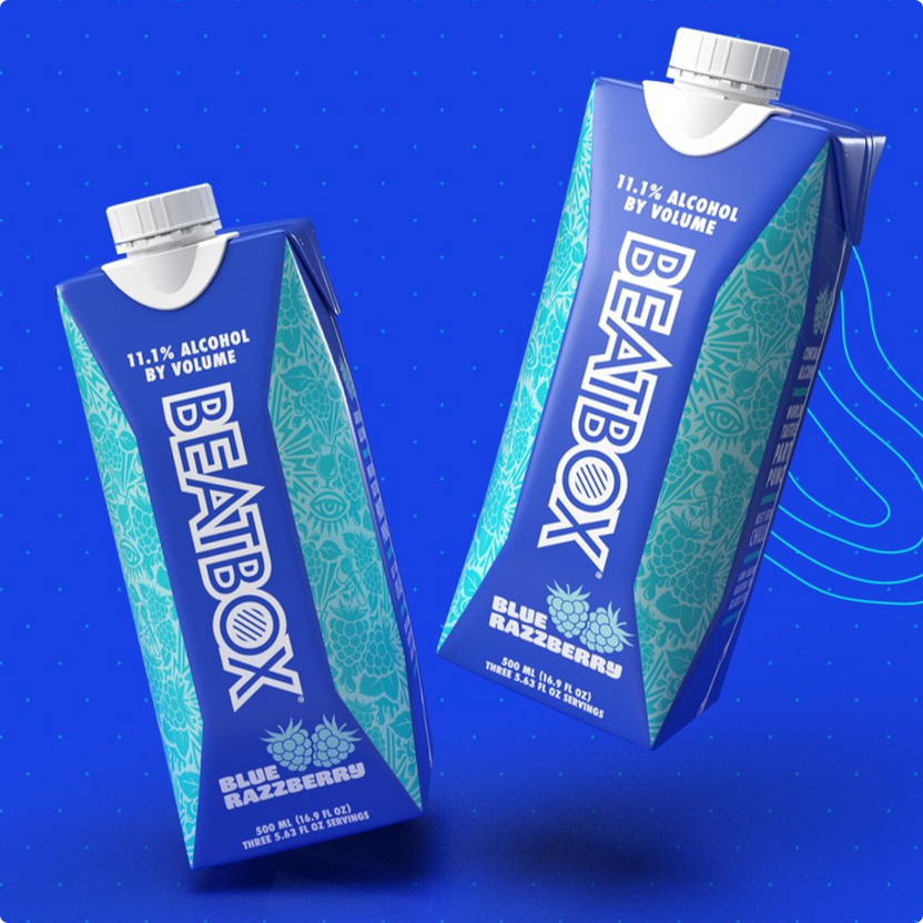 BeatBox Blue Razzberry 500 ml – Sunset Liquor