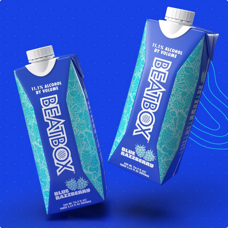 Blue Razzberry Cart BeatBox Blue Razzberry 500 ml – Sunset Liquor