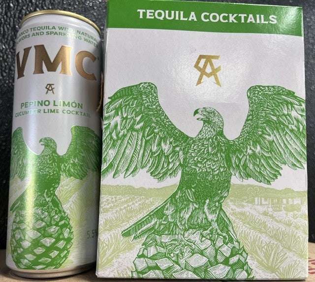 VMC PEPINO LIMON CUCUMBER LIME COCKTAIL 4 PACK 12 OZ CANS