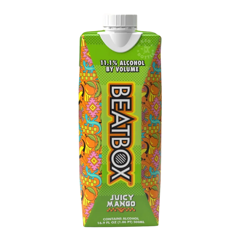 BeatBox Juicy Mango Party Punch 500ml | 11.1% ABV | Sunset Liquor ...