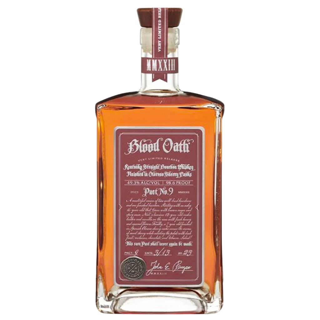 buy Blood Oath Bourbon Whiskey Pact No. 9 750ml online sunset liquor 