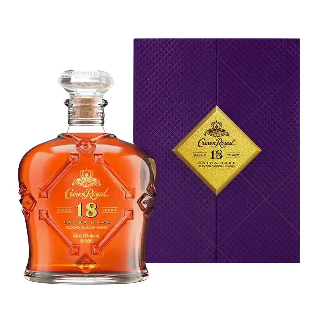 buy Crown Royal Extra Rare Blended 18 Year premium whiskey online sunset liquor 