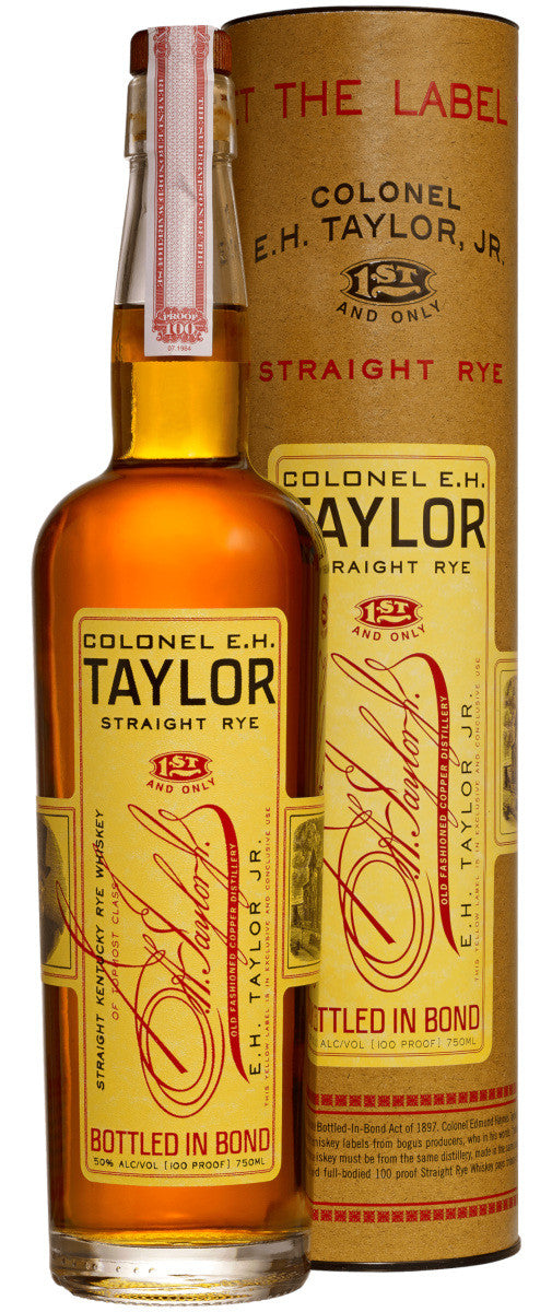 COLONEL E.H.TAYLOR JR STRAIGHT RYE BOTTLED IN BOND