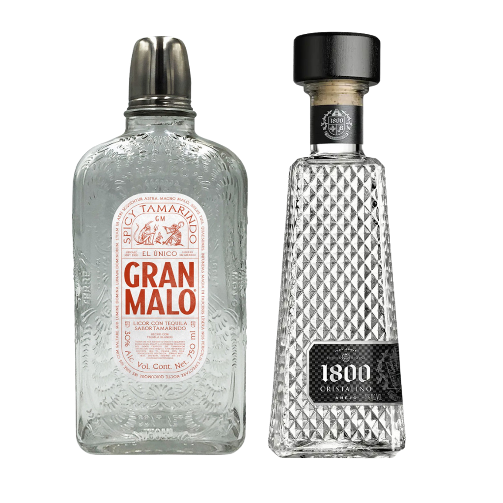 buy Gran Malo Tamarindo Tequila and 1800 Cristalino Anejo Tequila 750ml online sunset liquor 