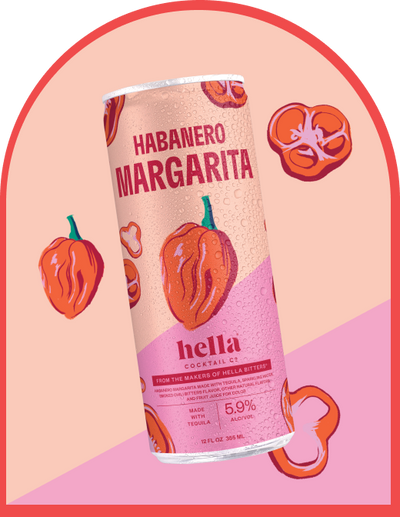 HELLA HABANERO MARGARITA 4 PK 12 OZ