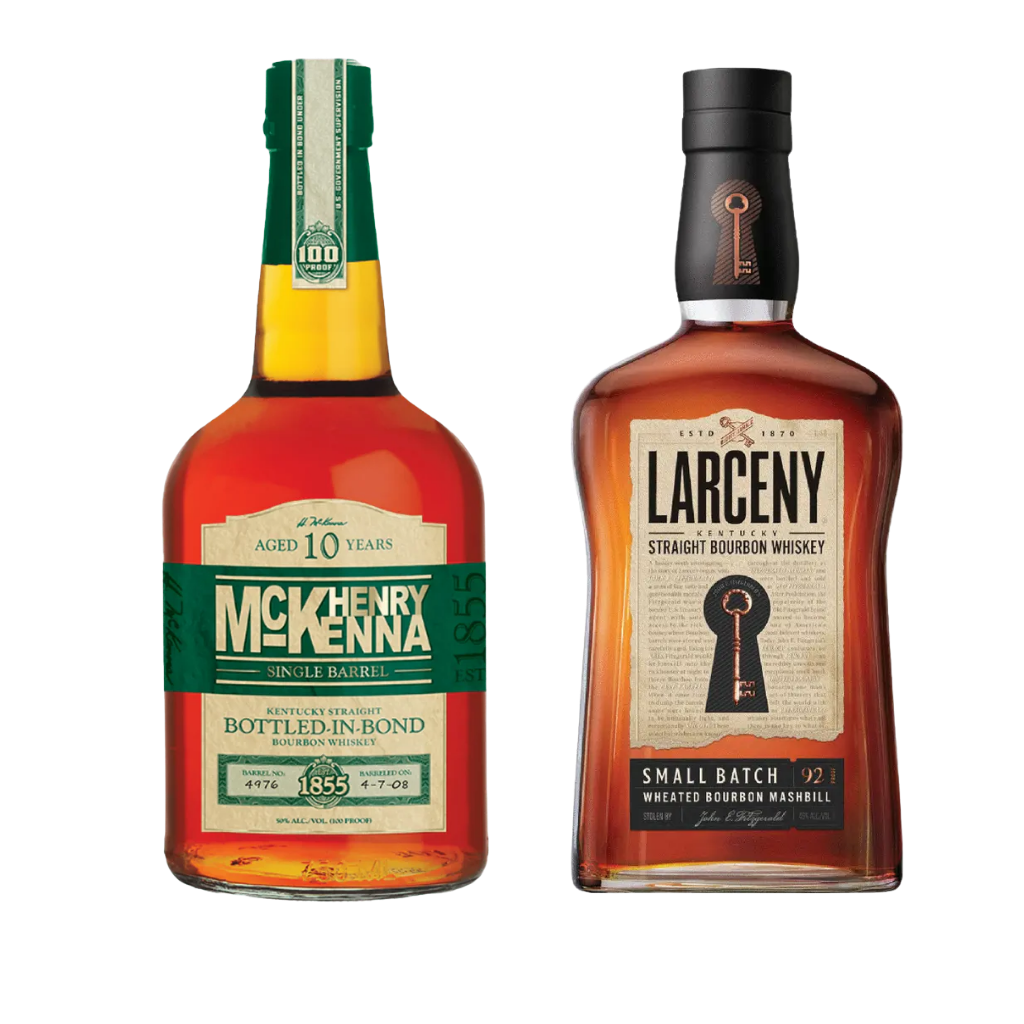 buy Henry McKenna Single Barrel Bottled-in-Bond and Larceny Small Batch Bourbon Bundle 750ml