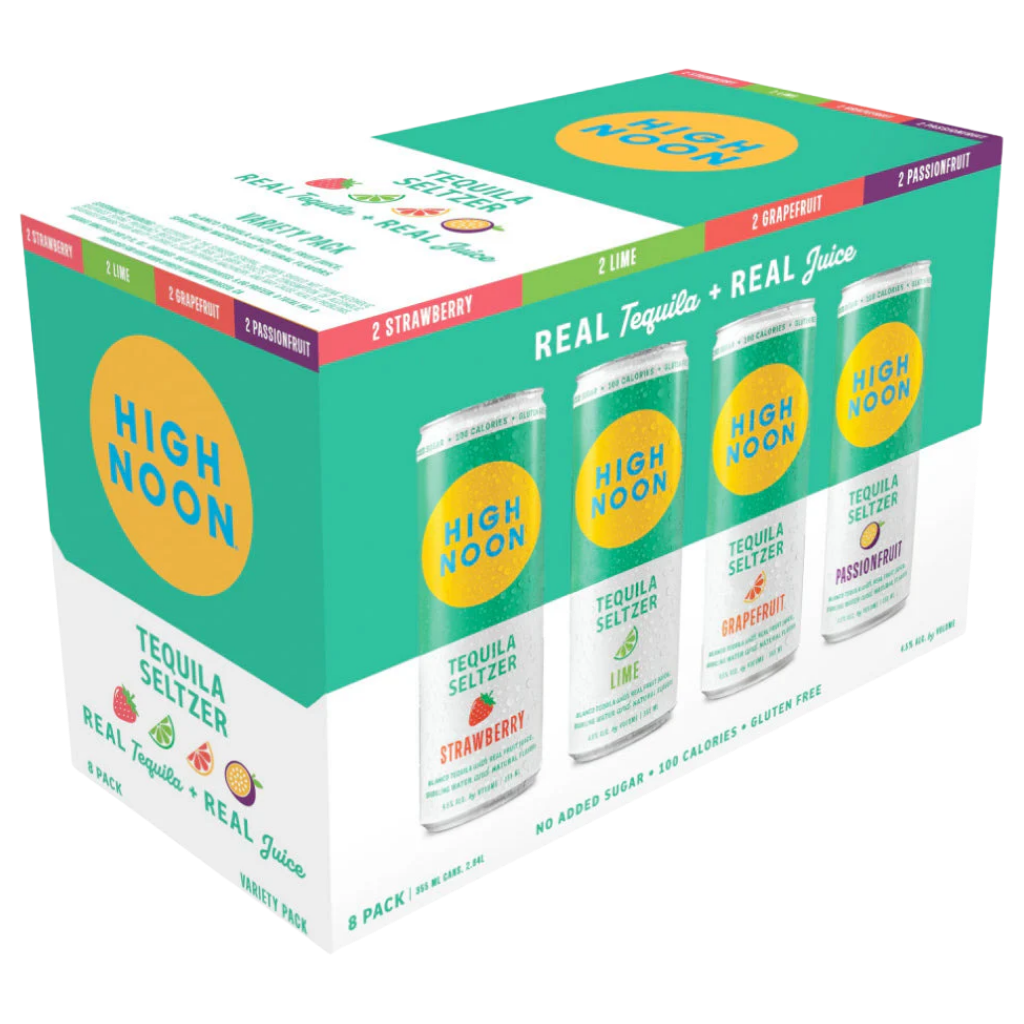 buy High Noon Tequila Seltzer Variety Pack 8-Pack 355ml online sunset liquor 