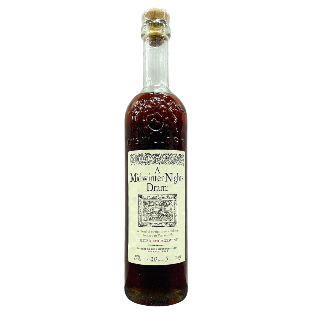Shop High West A Midwinter Night’s Dram ACT 10 Scene 5 limited edition rye whiskey Sunset Liquor Store 