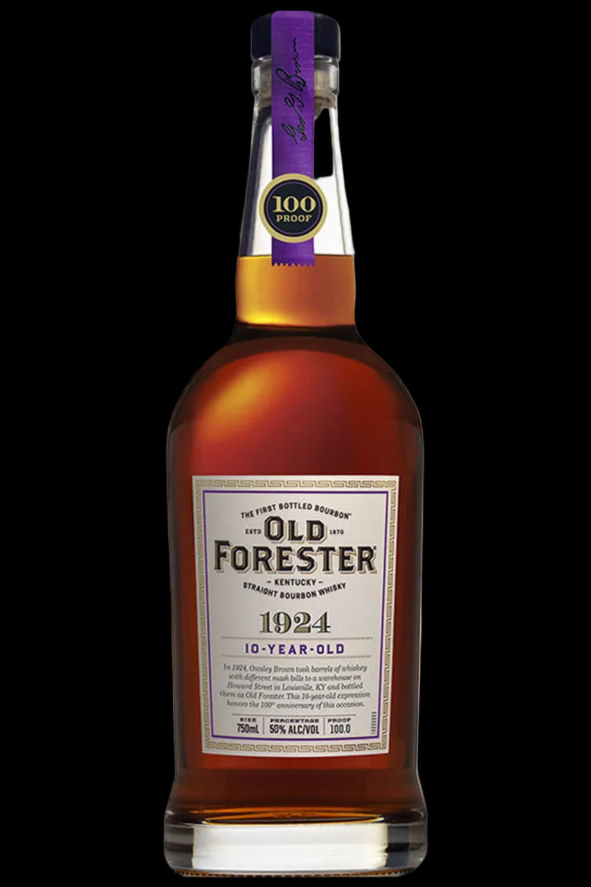 Old Forester 1924 10 Year Bourbon 750ML bottle premium Kentucky whiskey aged 10 years