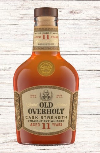 OLD OVERHOLT CASK STRENGTH STRAIGHT RYE WHISKEY AGED 11 YEARS