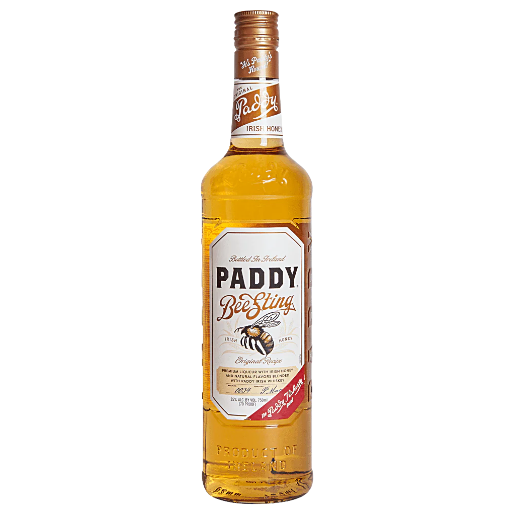 buy Bottle of Paddy Bee Sting Irish Honey Whiskey online sunset liqour 
