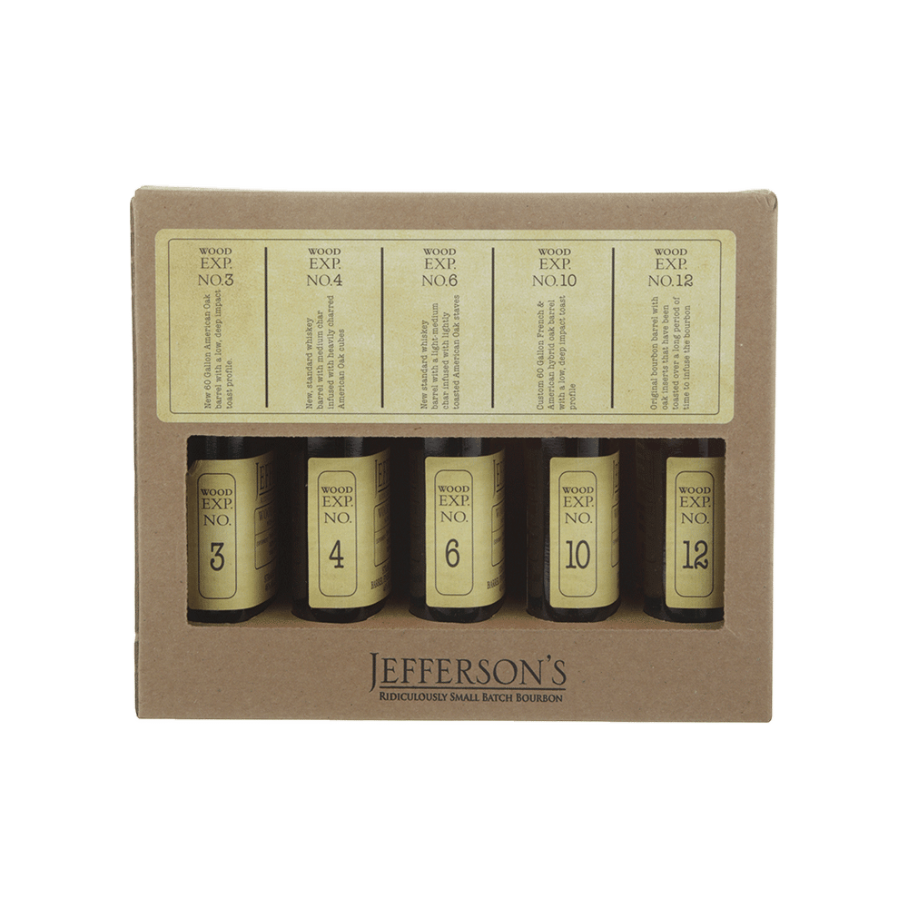 Jefferson's Wood Experiment Collection 200ML 5PK discontinued bourbon set