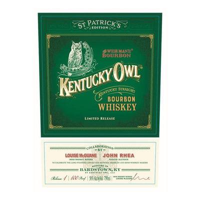 Kentucky Owl St. Patricks's Edition Bourbon 750ML