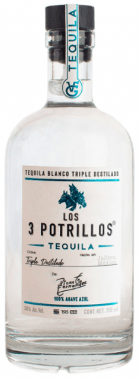 ﻿Los 3 Potrillos Tequila Blanco by Vicente Fernandez