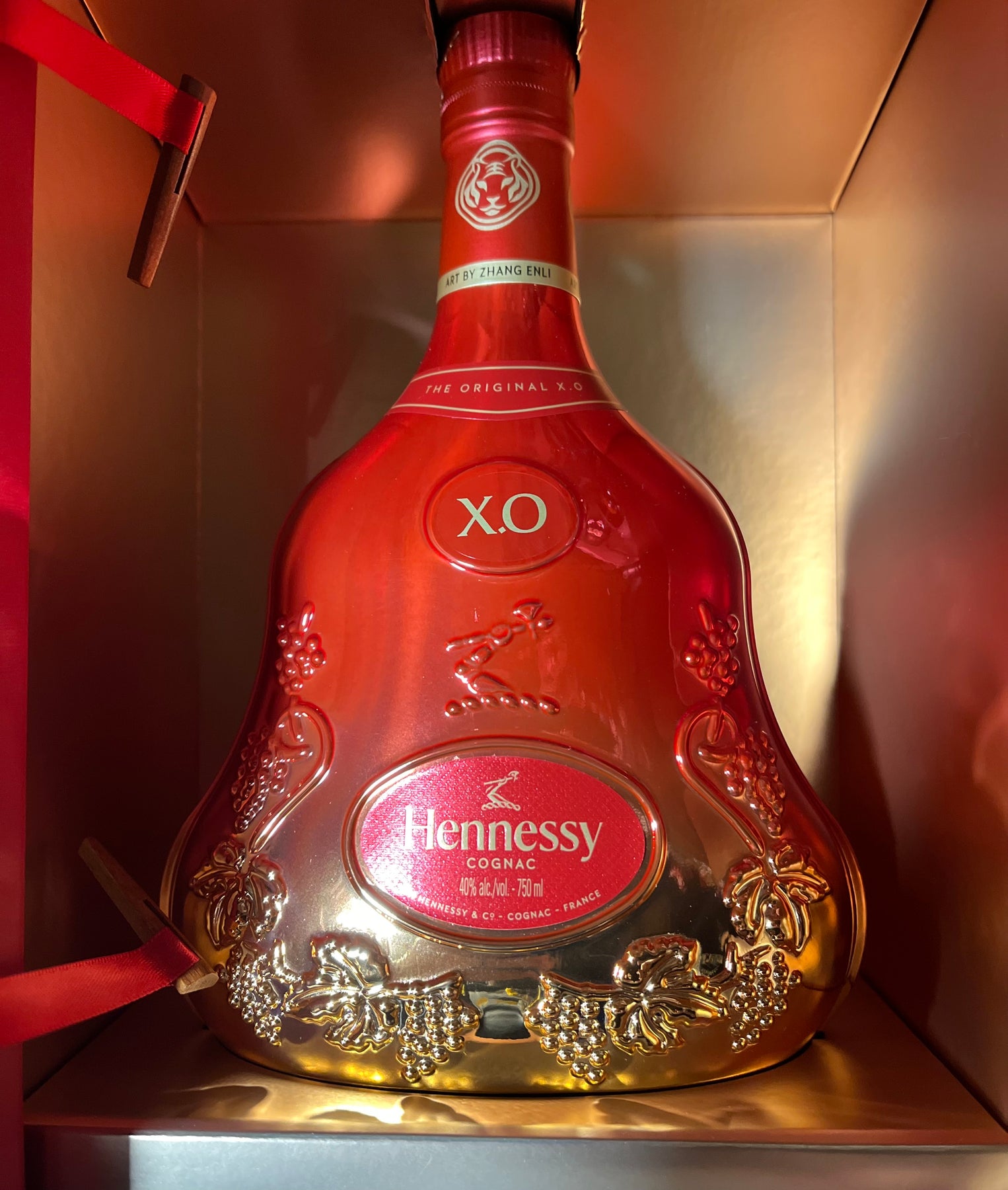 Hennessy Cognac Xo Zhang Enli Limited Edition New Year 2022 T Box Sunset Liquor