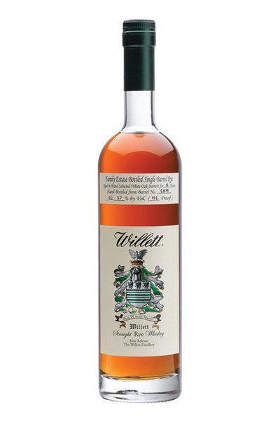 Willett Straight Rye Whiskey Rare Release Family Estate Bottled Rye 4 Year 750 ml - Sunset Liquor 