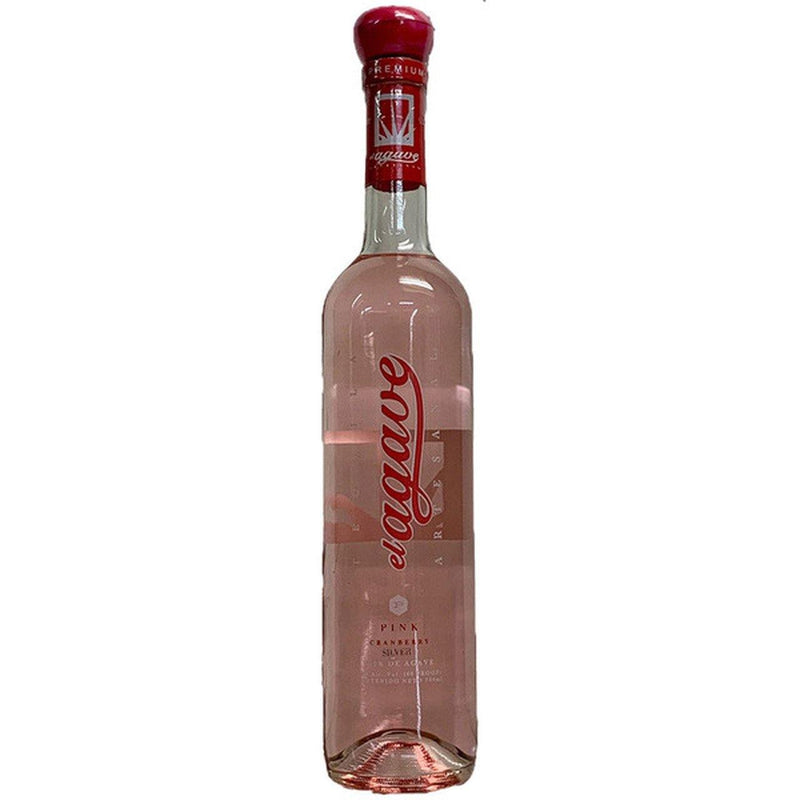 El Agave Artesanal Tequila Pink Silver Cranberry 750mL - Sunset Liquor 