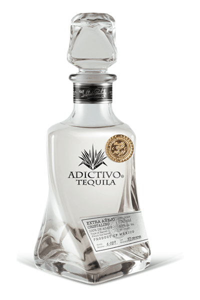 Adictivo Tequila Extra Anejo Cristalino 750 ml - Sunset Liquor 