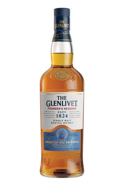 The Glenlivet Single Malt Scotch Whisky Scotland Founder's Reserve 750ml - Sunset Liquor 