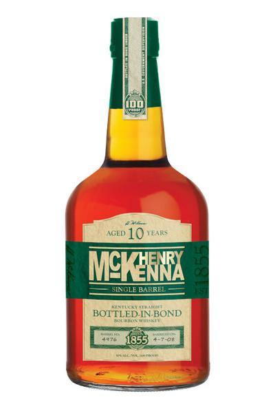 Henry McKenna Single Barrel Bourbon, 10 Year, Bottled-in-Bond - Sunset Liquor 