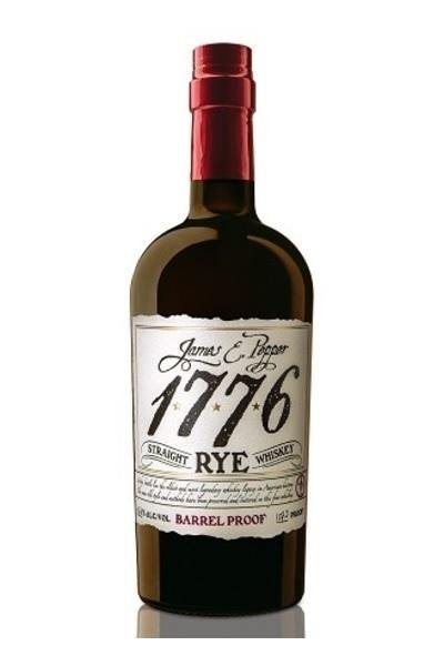 James E. Pepper 1776 Barrel Proof Straight Rye Whiskey - Sunset Liquor 