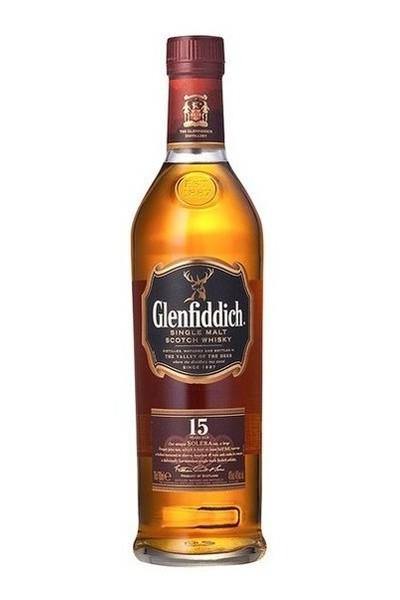 Glenfiddich 15 years Single Malt Scotch 750ml - Sunset Liquor 
