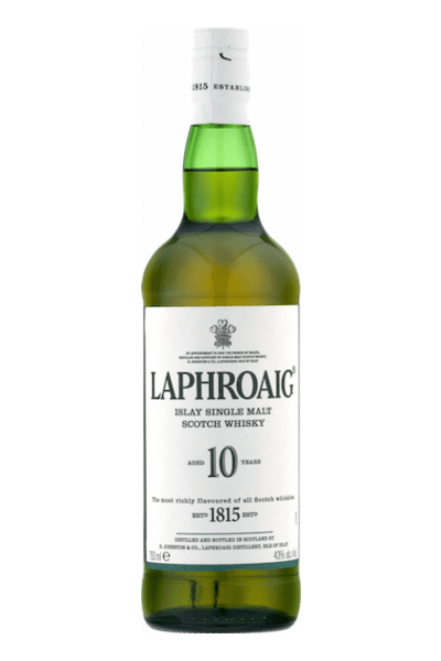 Laphroaig 10 Year Old Single Malt Scotch Whisky - Sunset Liquor 