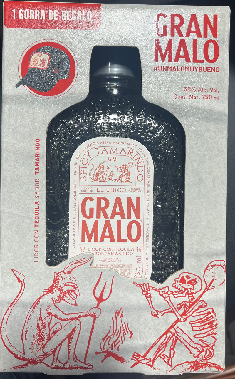 Gran Malo Tamarindo Tequila Gift Set ( 1 Gorra De Regalo)