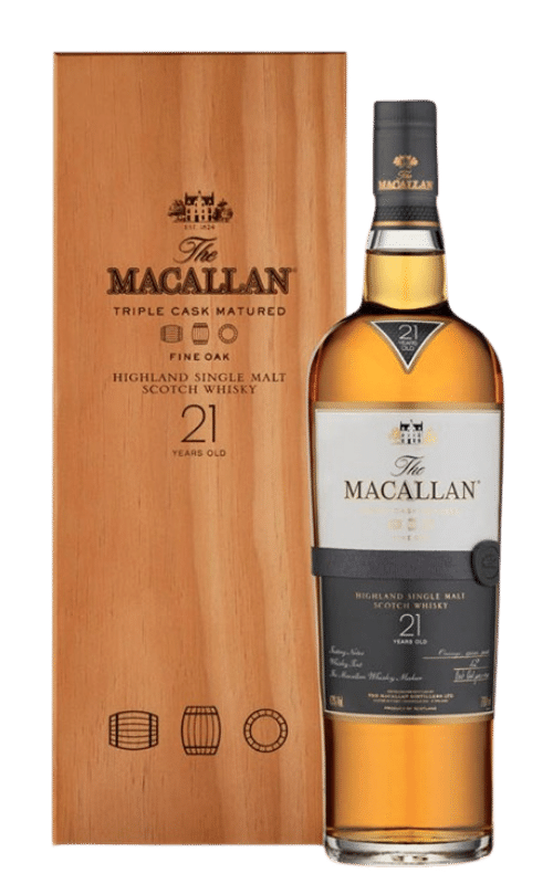 buy the Macallan 21 Year Old single malt Scotch whisky online sunset liquor 